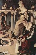 Vittore Carpaccio, Two Venetian Ladies on a Balcony (nn03)